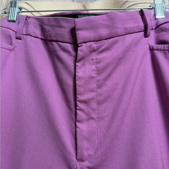 Banana Republic Siena Straight Italian Wool Pants - Marzotto Mill - Orchid - EUC - Picture 6 of 16